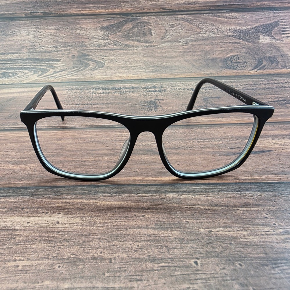 Warby Parker Fletcher‎ 103 Eyeglasses Matte Black Grey 55-15-145 Frame